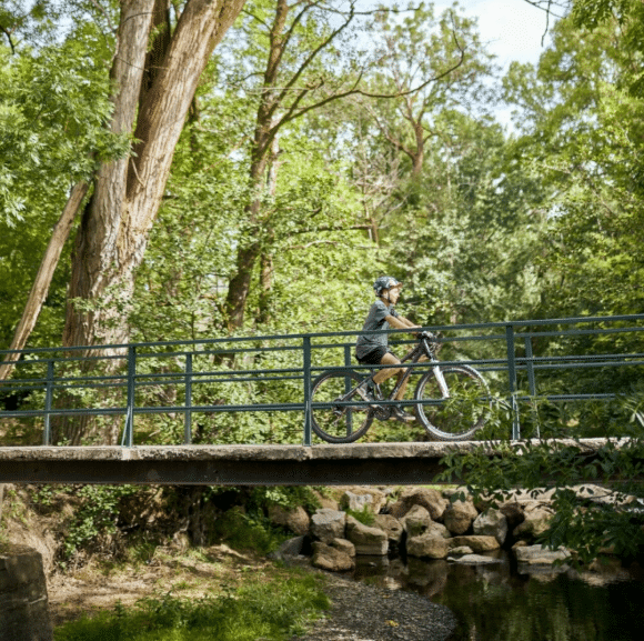 Mountain bike ciclist