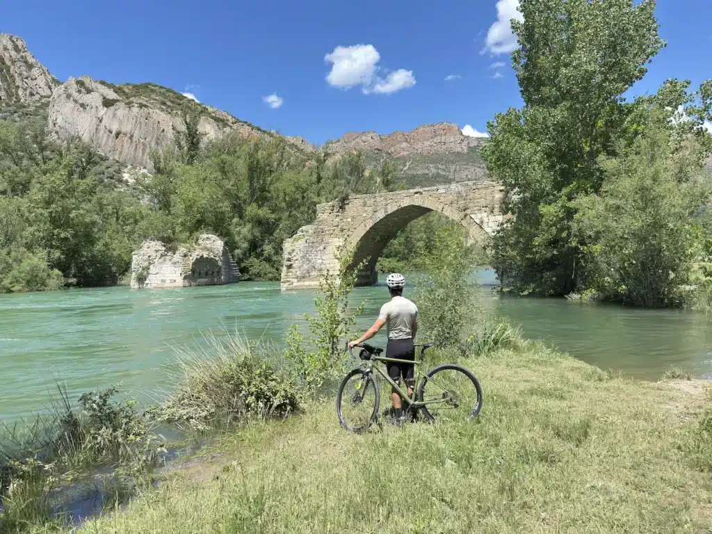 Cycliste de gravier